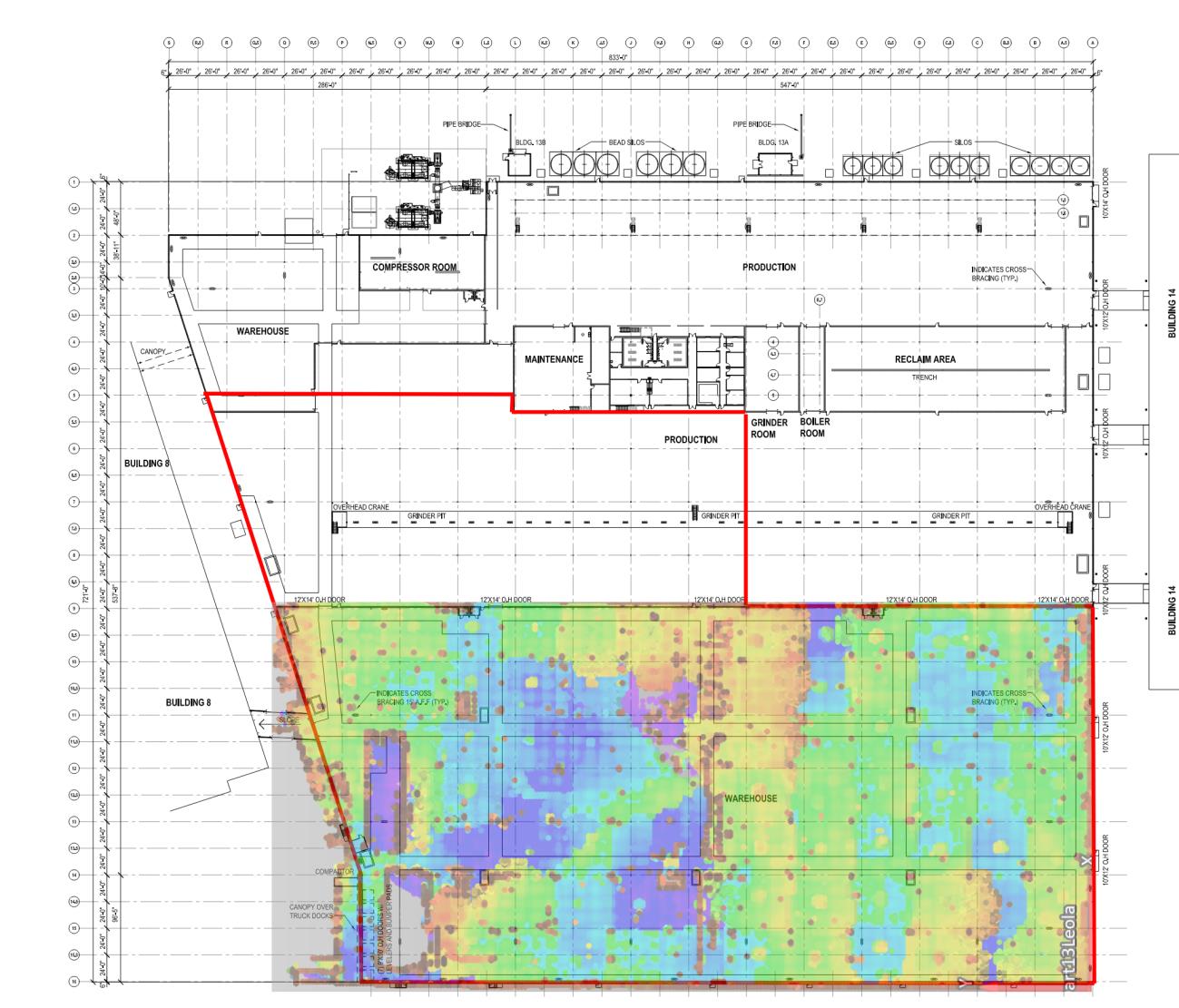 Sample floor flatness report